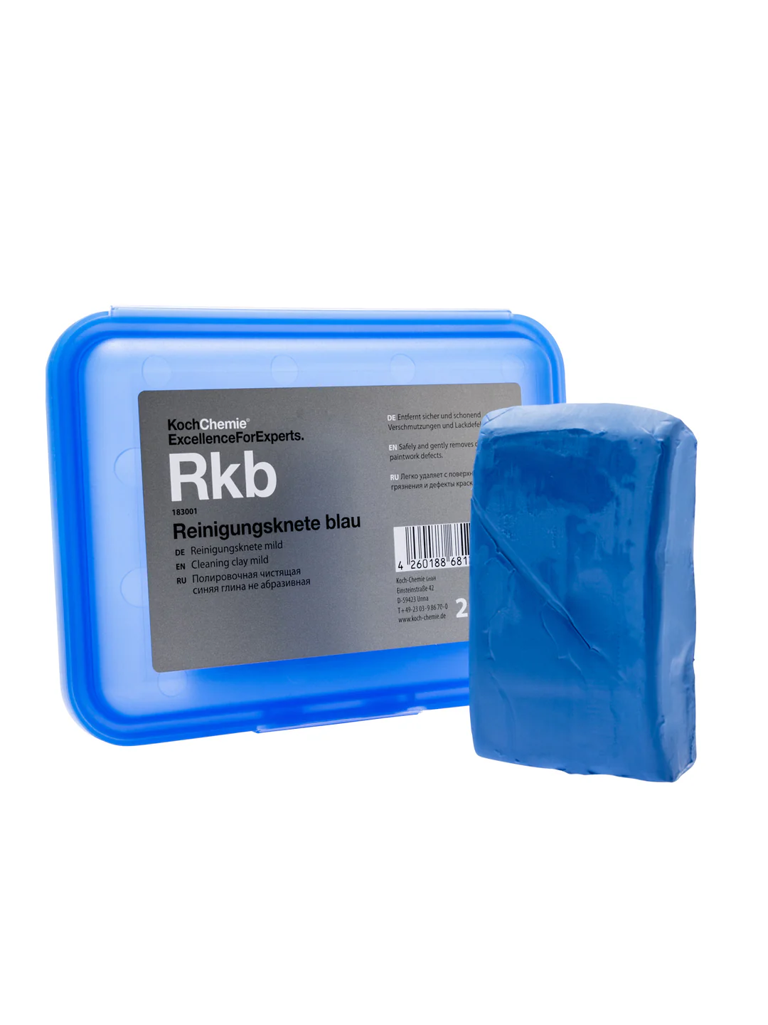 Koch Chemie 183001US Mild Clay Bar Rkb Blue - 200g